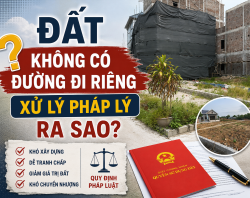 Đất Không Có Đường Đi Riêng Xử Lý Pháp Lý Ra Sao? Những Điều Người Mua Cần Biết