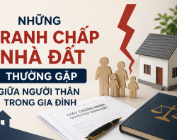 NHỮNG TRANH CHẤP NHÀ ĐẤT THƯỜNG GẶP GIỮA NGƯỜI THÂN TRONG GIA ĐÌNH