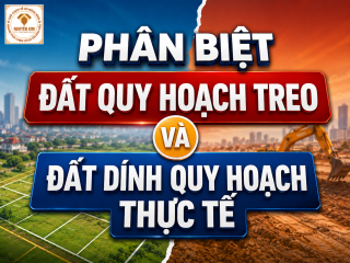 PHÂN BIỆT ĐẤT QUY HOẠCH TREO VÀ ĐẤT DÍNH QUY HOẠCH THỰC TẾ